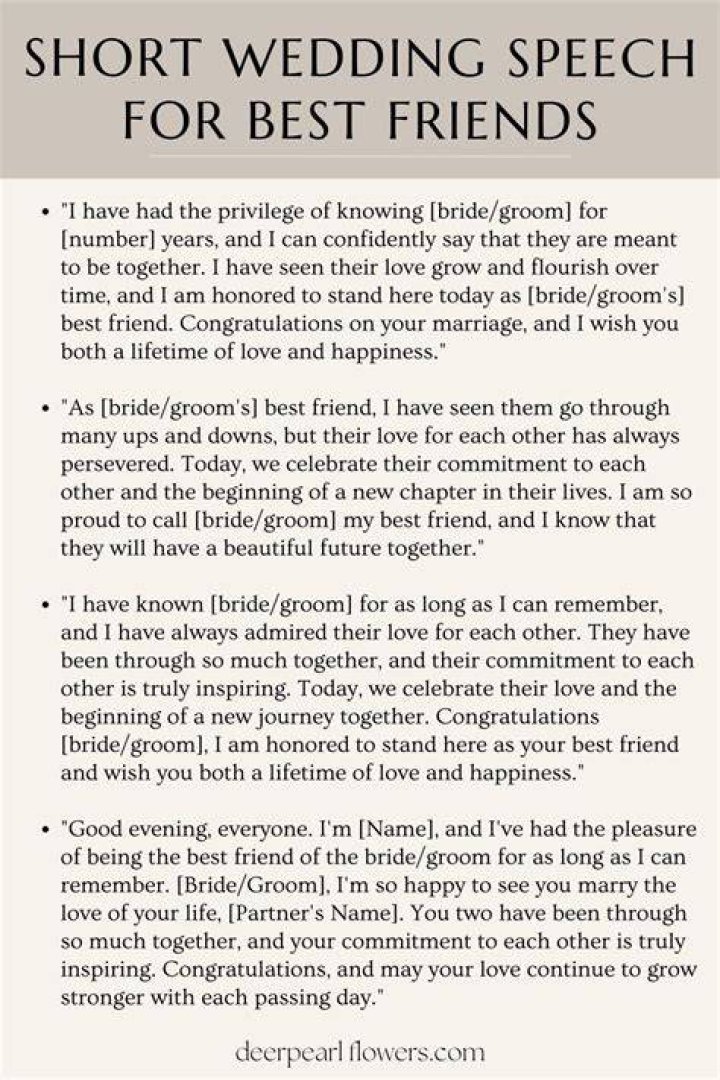 wedding speech
